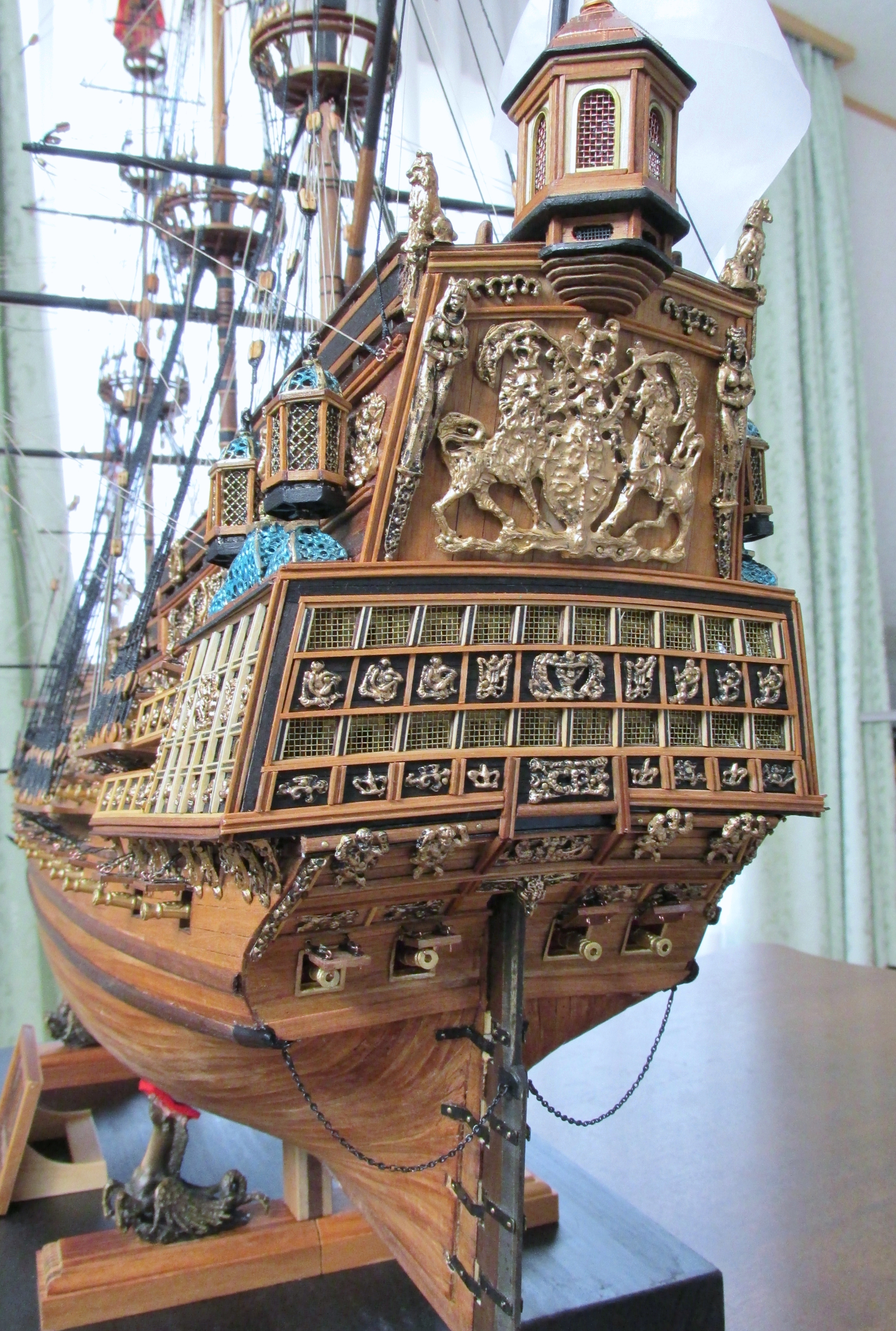 帆船 ソブリン・オブ・ザ・シーズ 完成