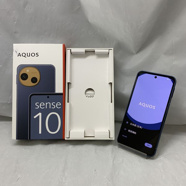SHARP 〔中古〕AQUOS sense10 128GB デニムネイビー SH-M33 SIMフリー