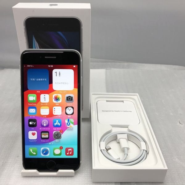 APPLE 〔中古〕iPhoneSE(第2世代) 128GB ﾎﾜｲﾄ MHGU3J/A au対応端末 SIM