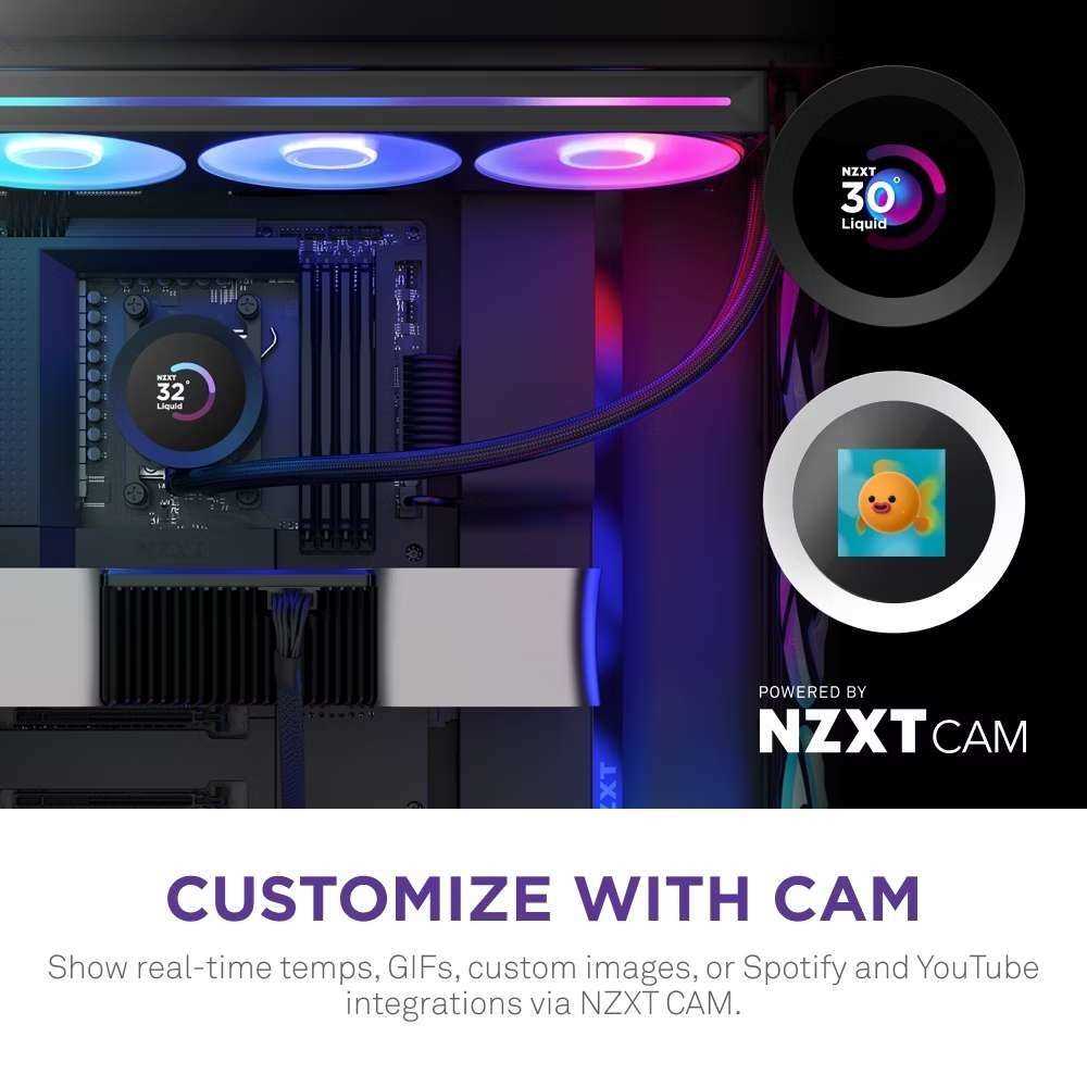 NZXT Kraken Plus 360 RGB Black | パソコン工房【公式通販】
