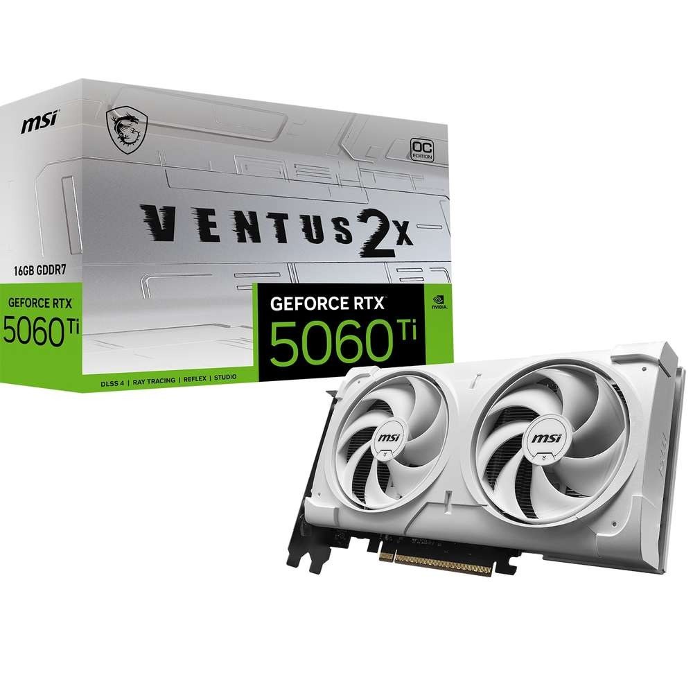 MSI GeForce RTX 5060 Ti 16G VENTUS 2X OC WHITE PLUS | パソコン工房