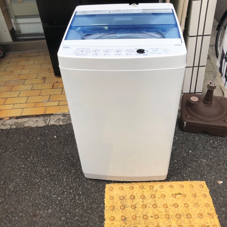 千葉県野田市】ハイアール 全自動洗濯機 JW-C60FK（6.0kg・2019年製