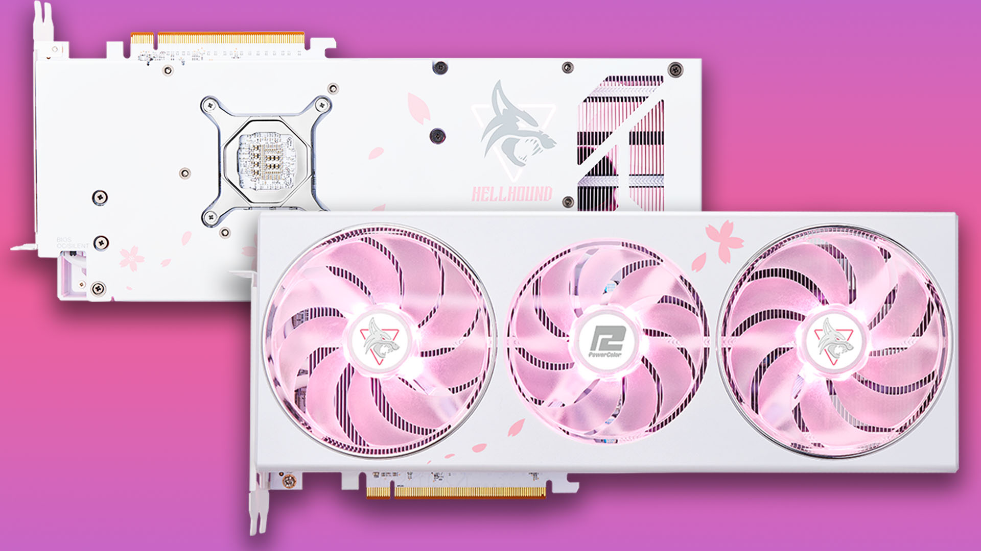This cherry blossom AMD graphics card is ideal for a Sakura PC build