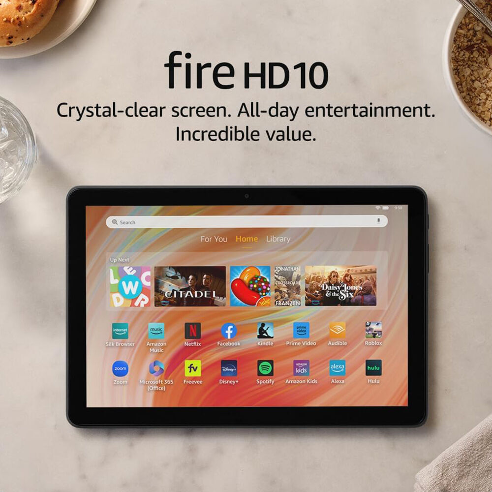 Amazon Fire HD 10.1 in. Tablet (2023 Release) with Wifi-Only, 32