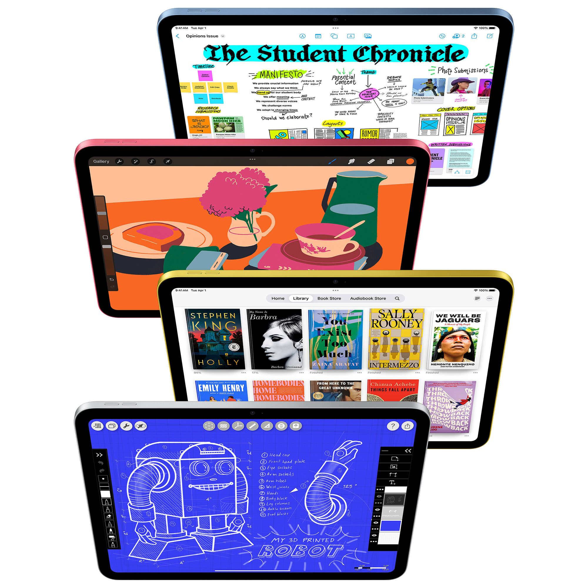 Apple 11 in. iPad (2025 Release) with Wifi-Only, A16, 128 GB