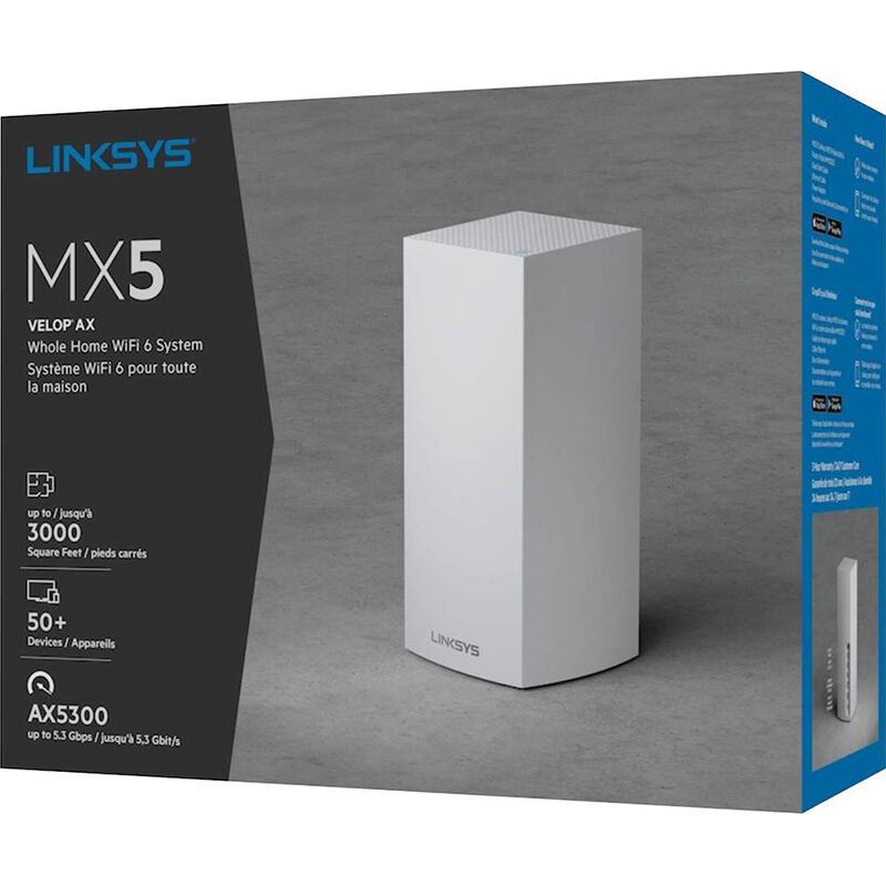 Linksys MX5 Velop AX Whole Home Mesh MU-MIMO WiFi 6 System | P.C.
