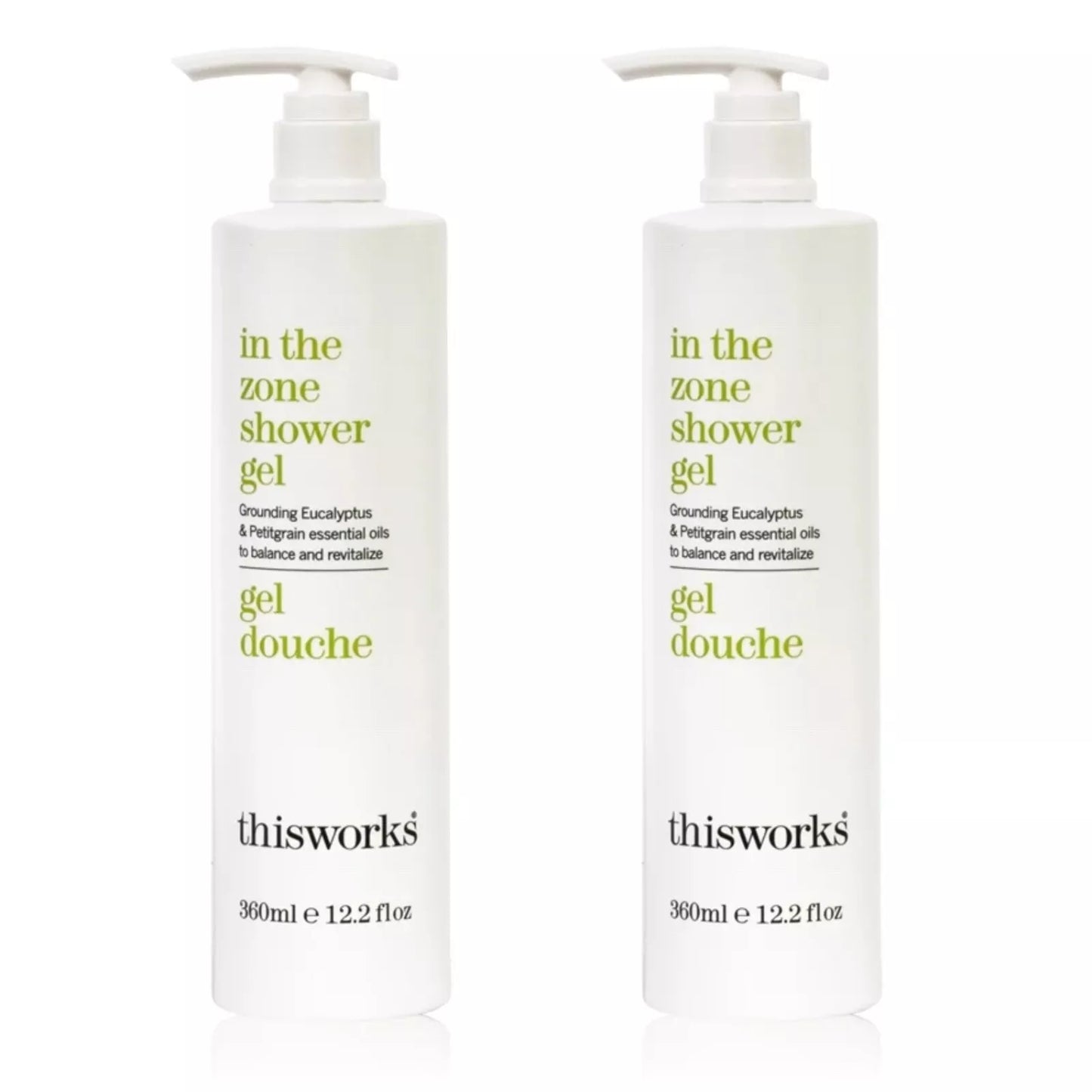 Marriott ThisWorks In The Zone Shower Gel - 12.2 oz (Set of 2