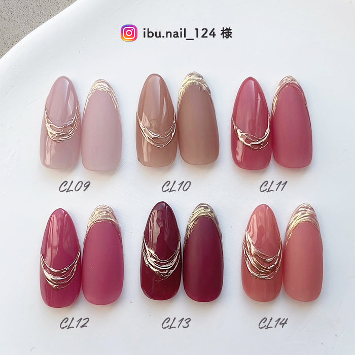 ピンク系カラー6色セット】カルムカラージェル | カラージェル ジェル