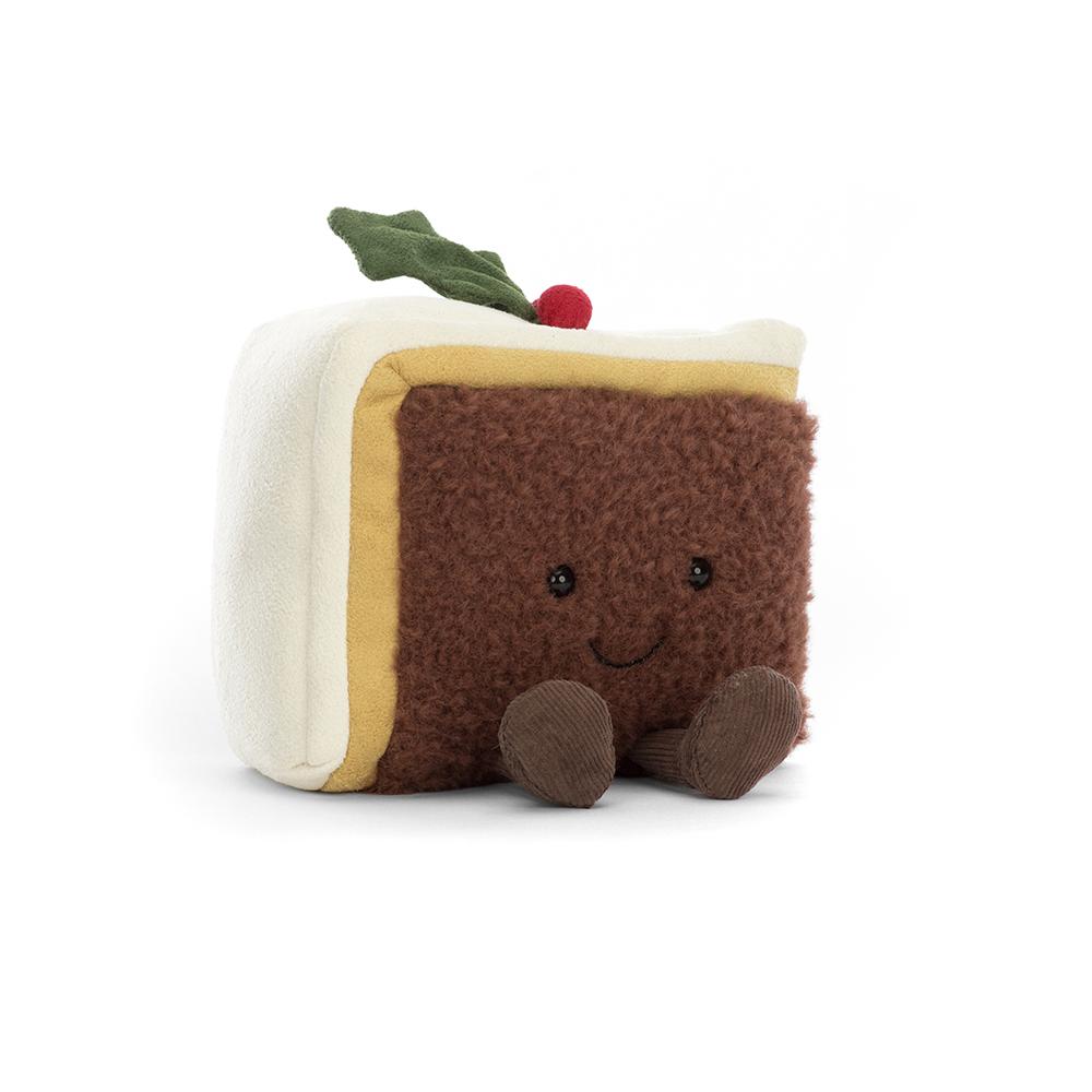 JellyCat Amuseable Slice of Christmas Cake Plush Toy — Pearl Grant