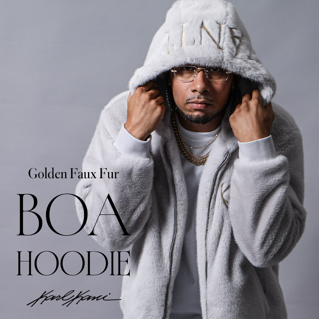 ラグジュアリーフェイクファーで魅せる BOA HOODIE – PEET ONLINE STORE