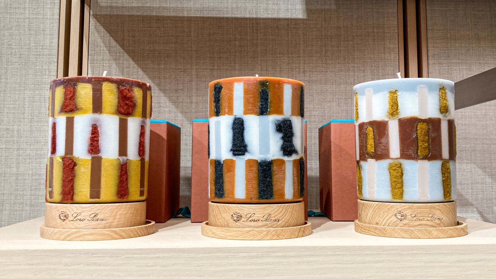 なんという美しさ！糸や布を埋め込んだアートな高級キャンドルに銀座で