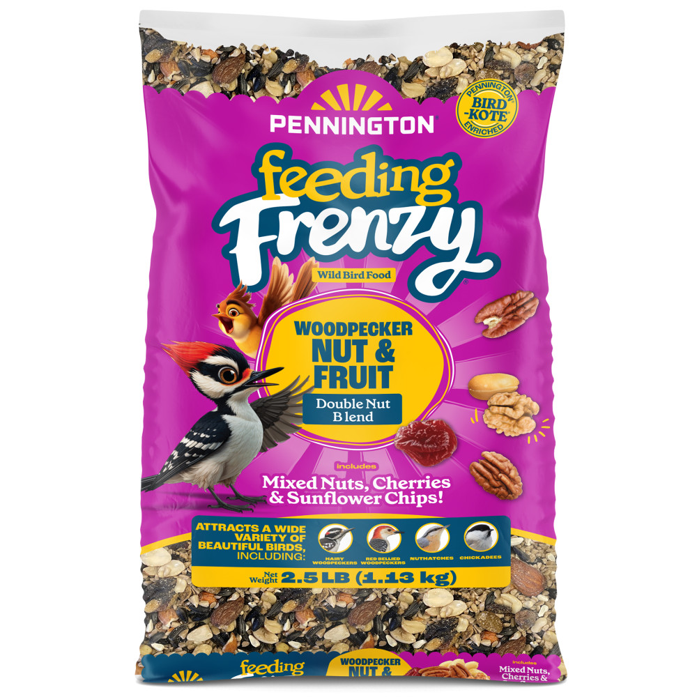Pennington Feeding Frenzy Woodpecker Nut & Fruit Double Nut Blend