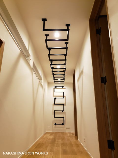 雲梯（うんてい） スチール空間設計〔中島鉄工建設〕|螺旋階段|鉄骨