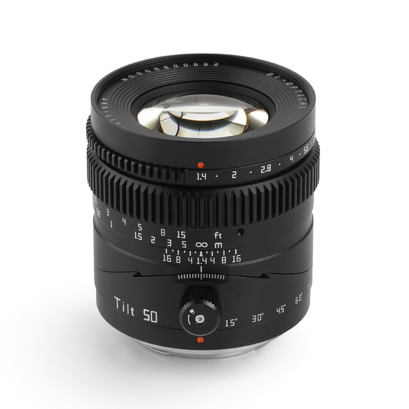 TTArtisan 50mm F1.4 Full-frame Tilt Lens for Sony/Fuji/Nikon and