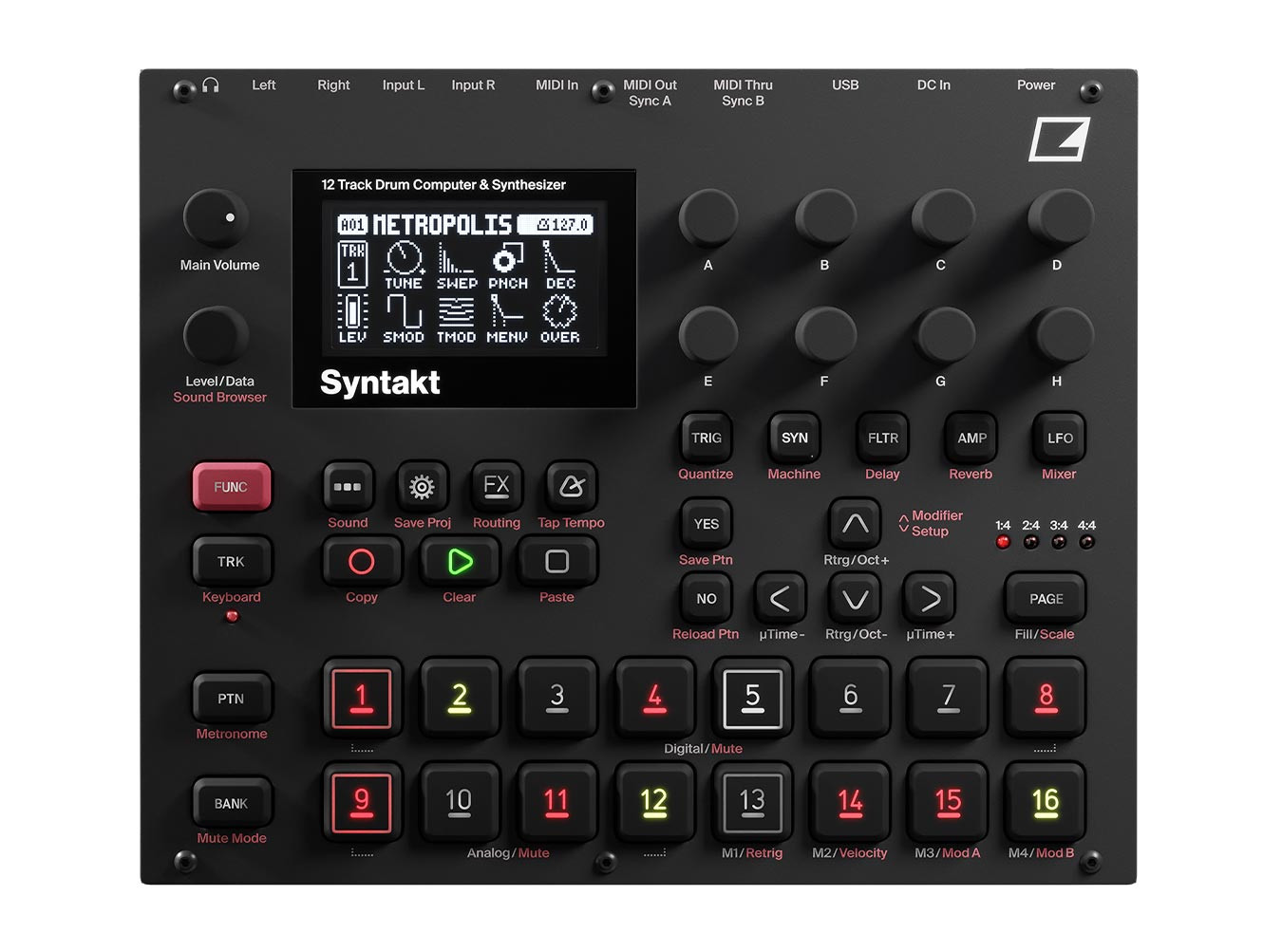 Elektron Syntakt 12-Voice Drum + Synthesizer - Perfect Circuit
