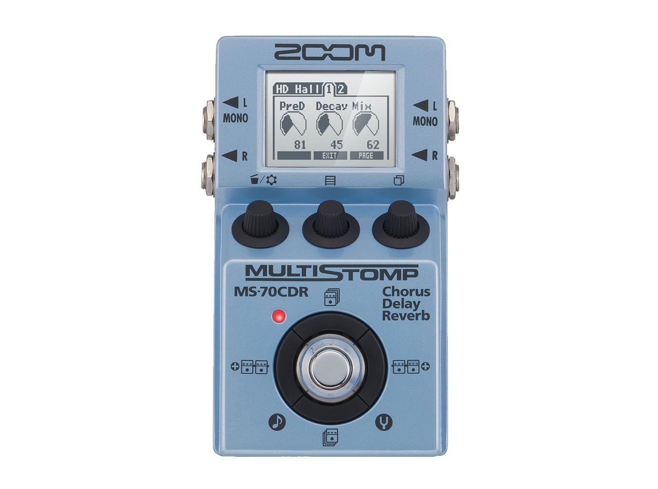 Zoom MS-70CDR Multistomp Pedal - Perfect Circuit