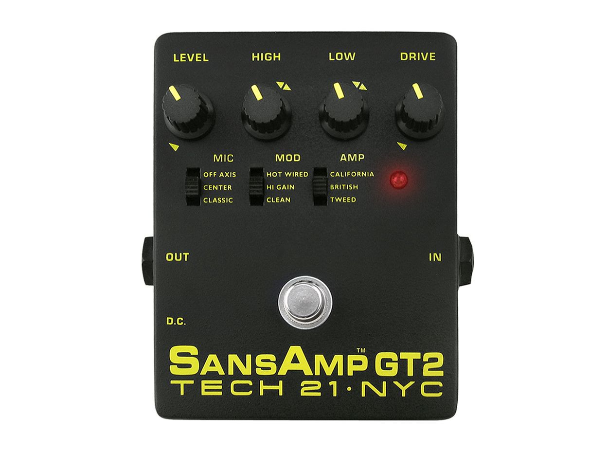 Tech 21 SansAmp GT2 Guitar Amp Modeling Pedal - Perfect Circuit