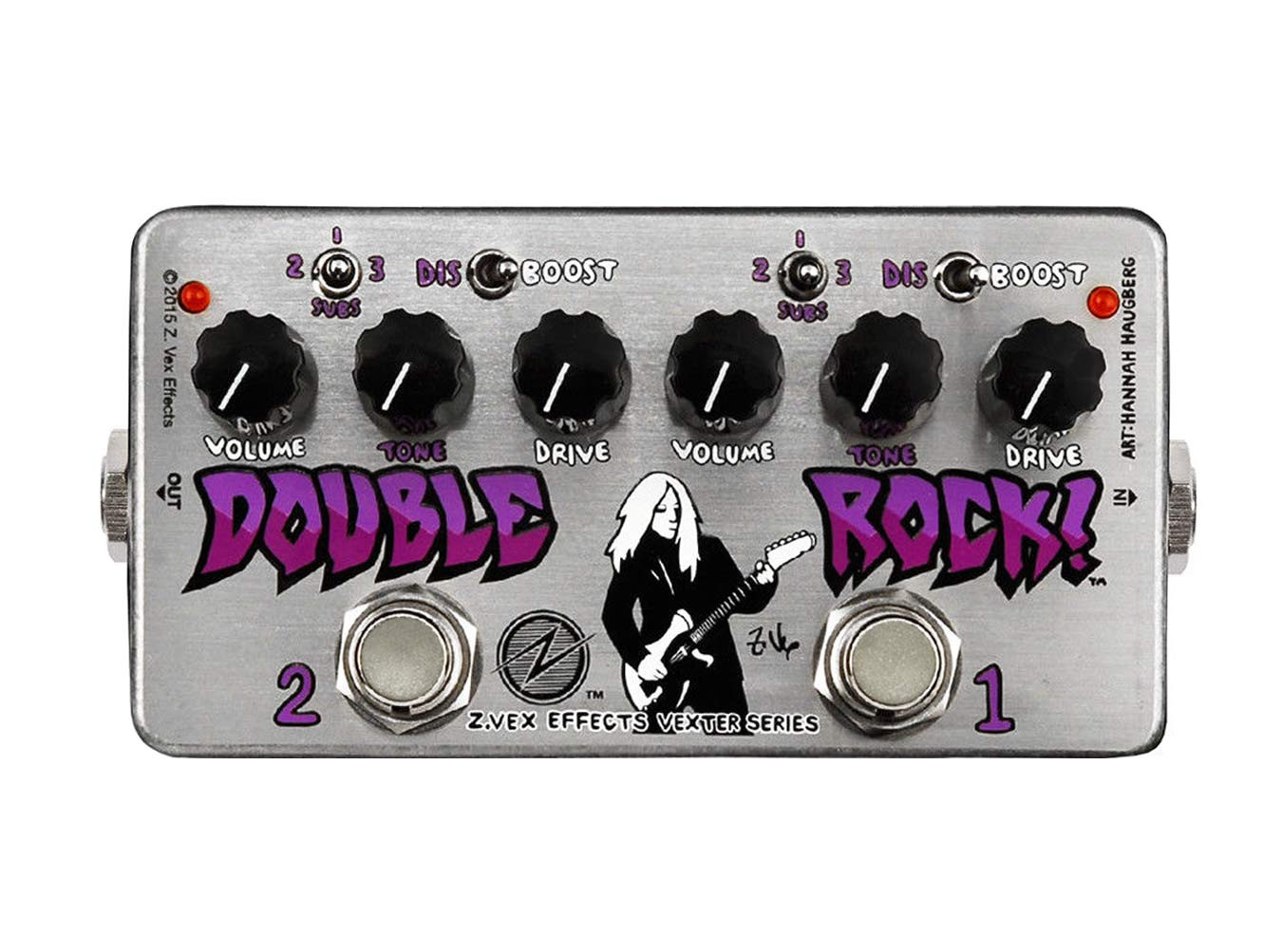 Zvex Double Rock Vexter Distortion Pedal - Perfect Circuit