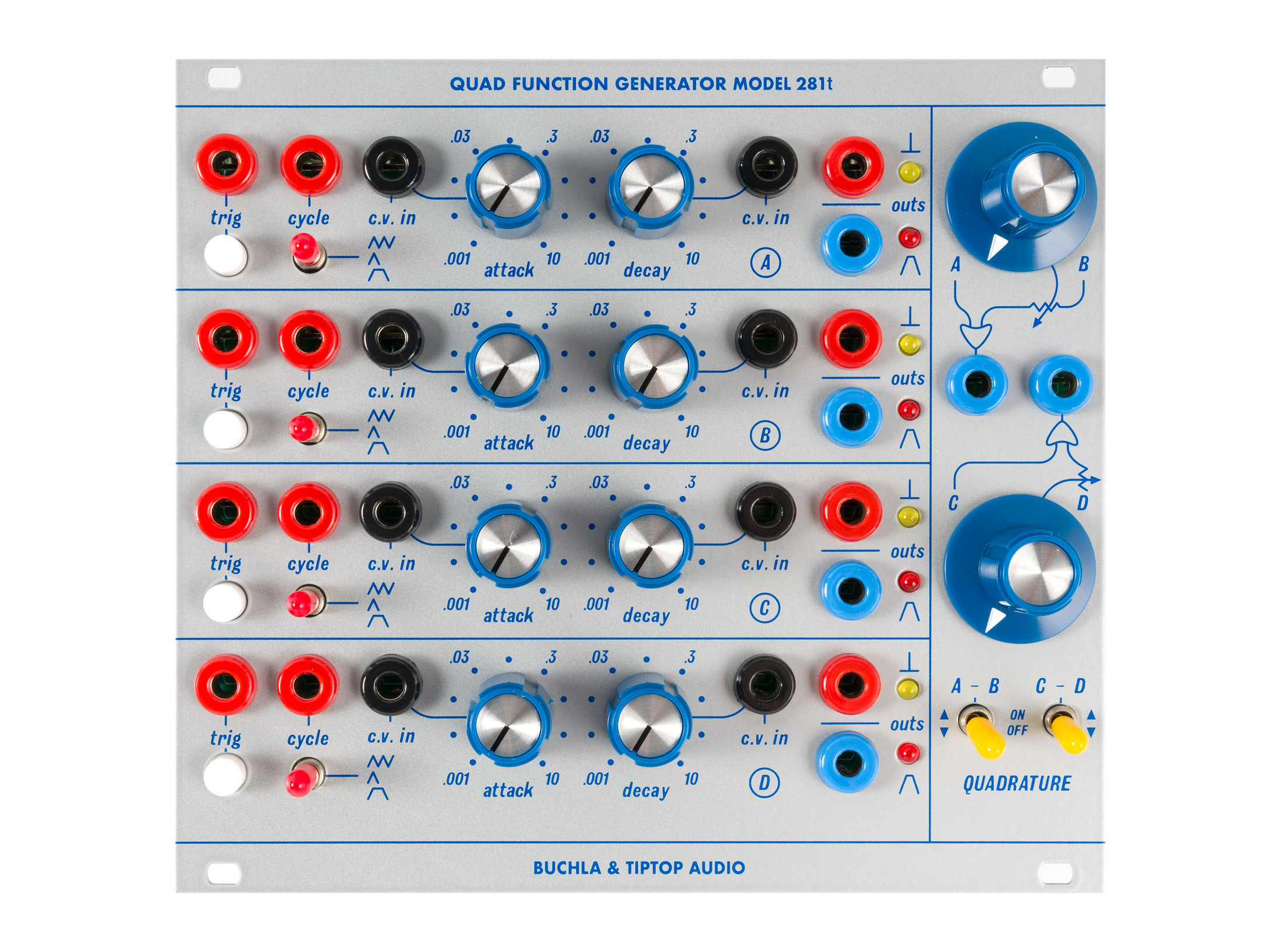 Tiptop Buchla 281t Quad Function Generator - Perfect Circuit