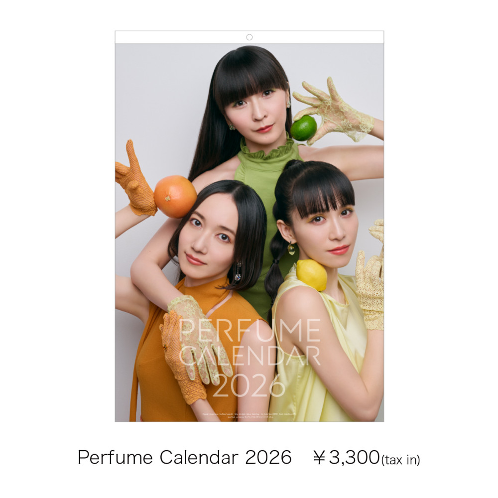 Perfume Calendar 2026発売決定!! ｜ News ｜ Perfume Official Site