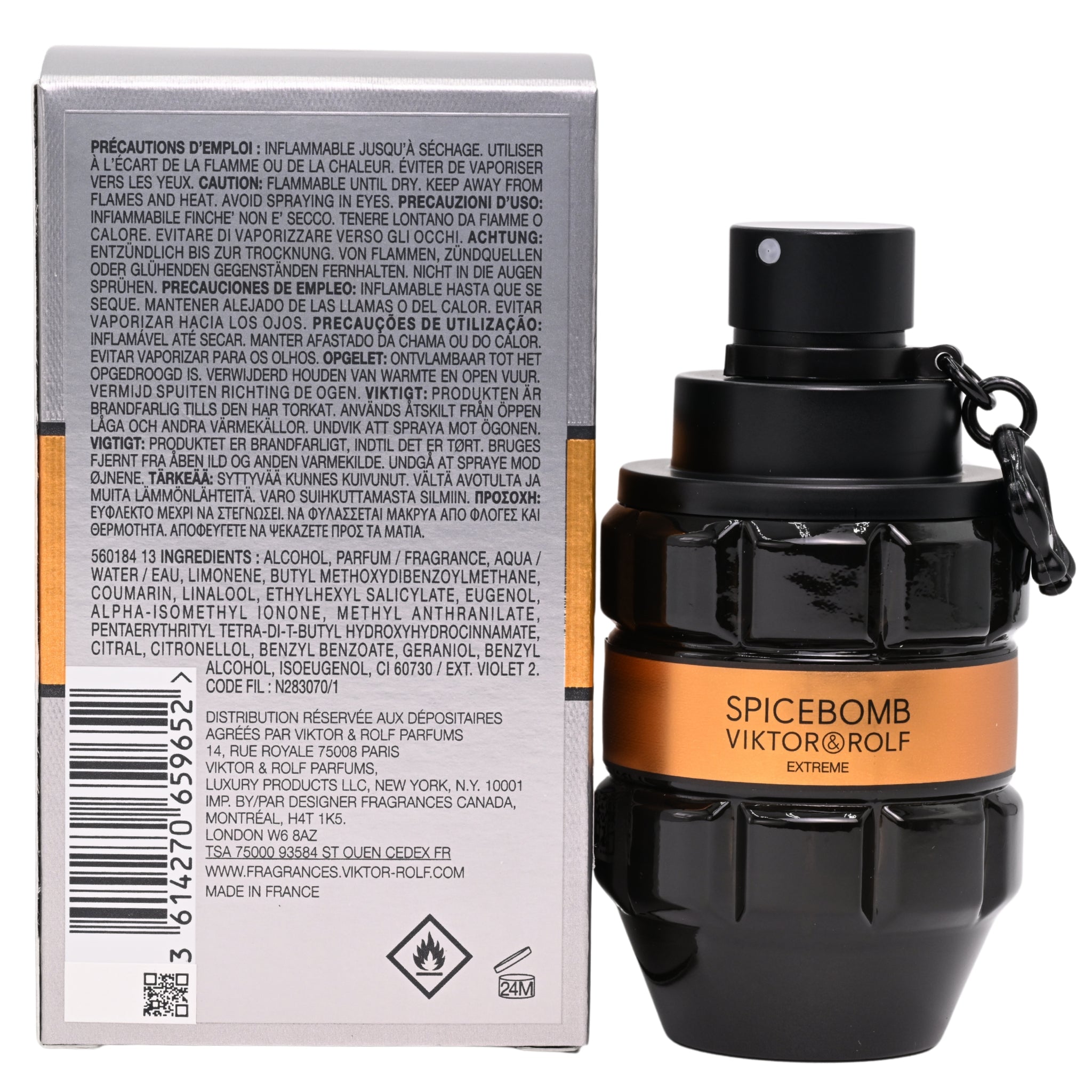 Spicebomb Extreme by Viktor & Rolf cologne EDP 1.7 oz NIB