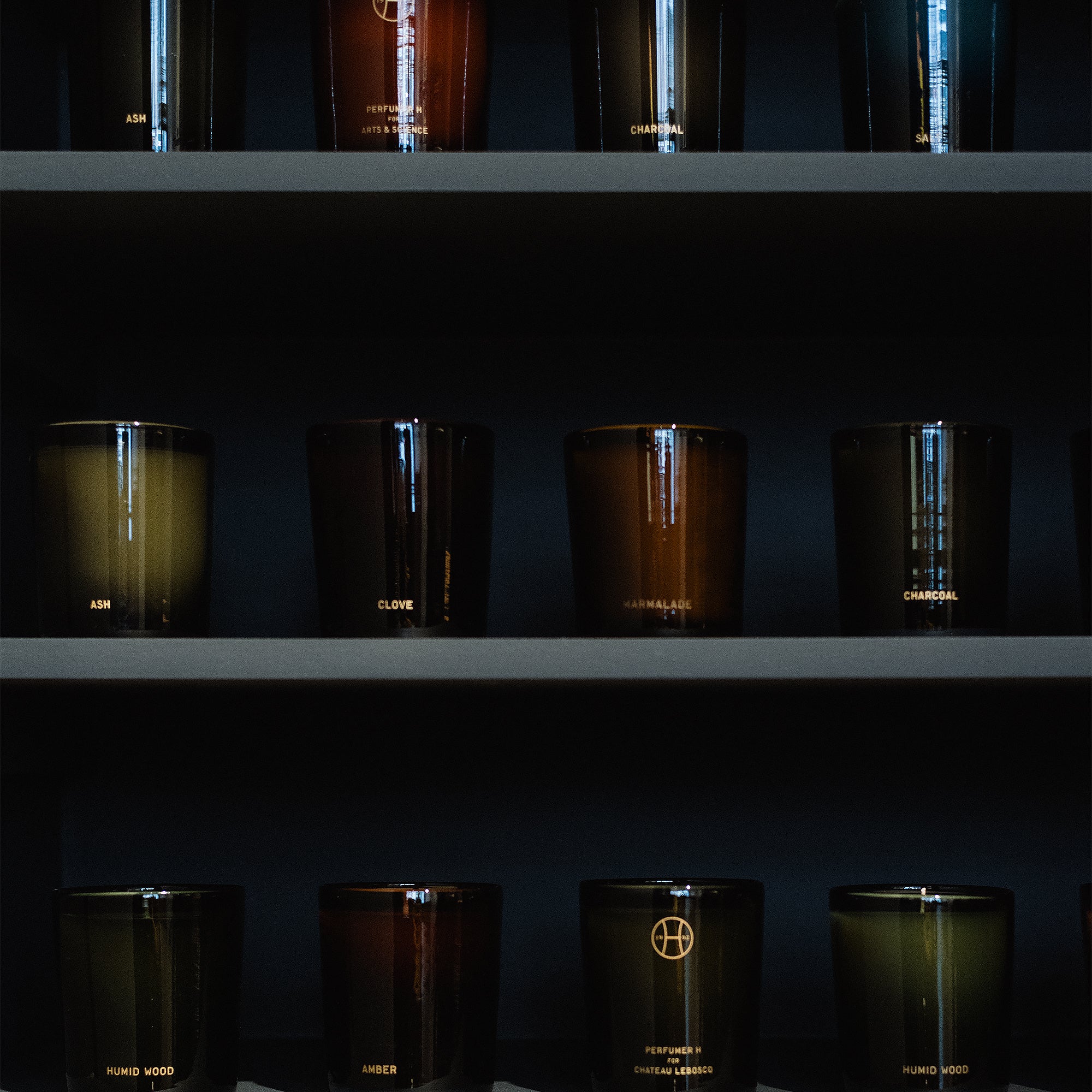 Charcoal Handblown Refillable Candle. – Perfumer H