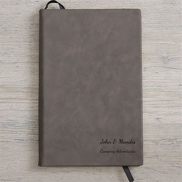 Personalized Journal - Charcoal Signature Series