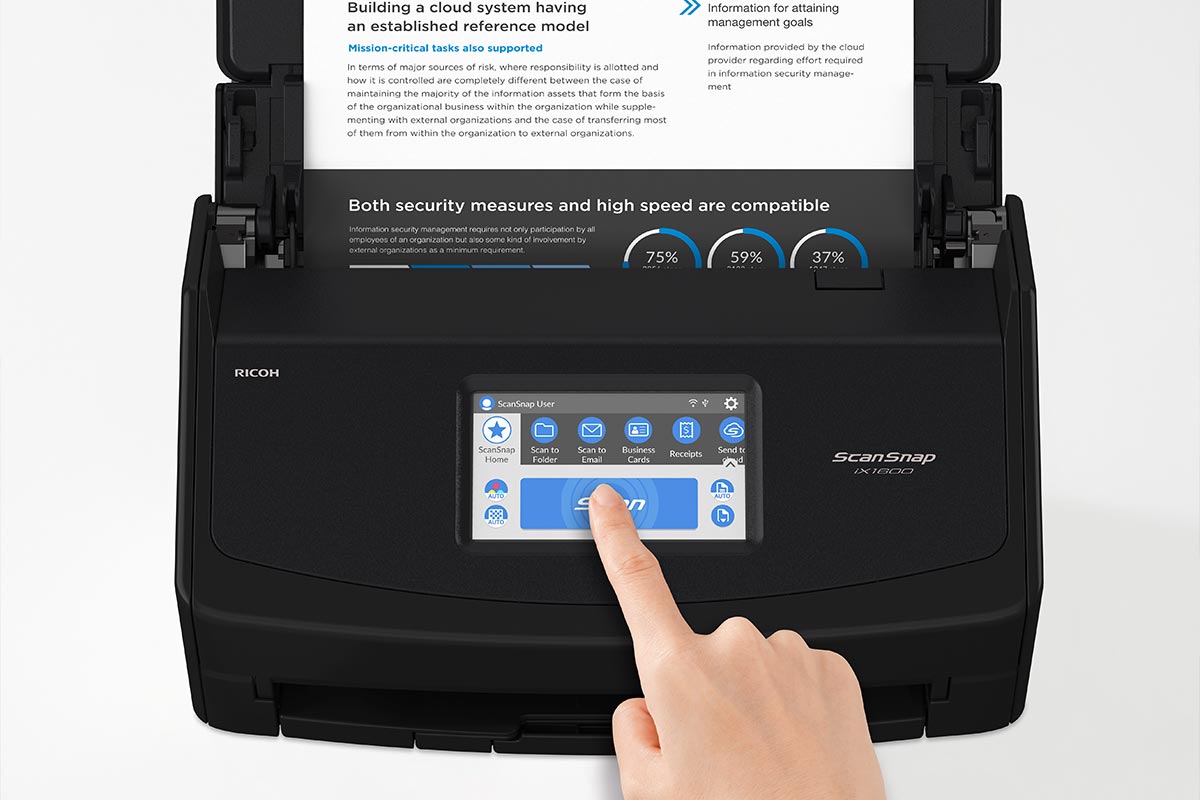 ScanSnap iX1600 - RICOH Image Scanner