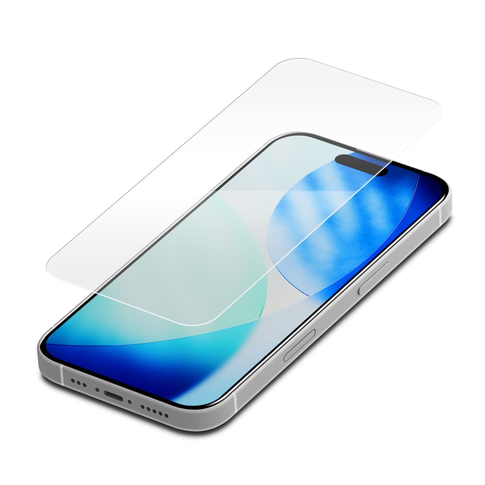 iPhone 17/17 Pro/16 Pro用 液晶全画面保護ガラス [AR/動画特化/高透明