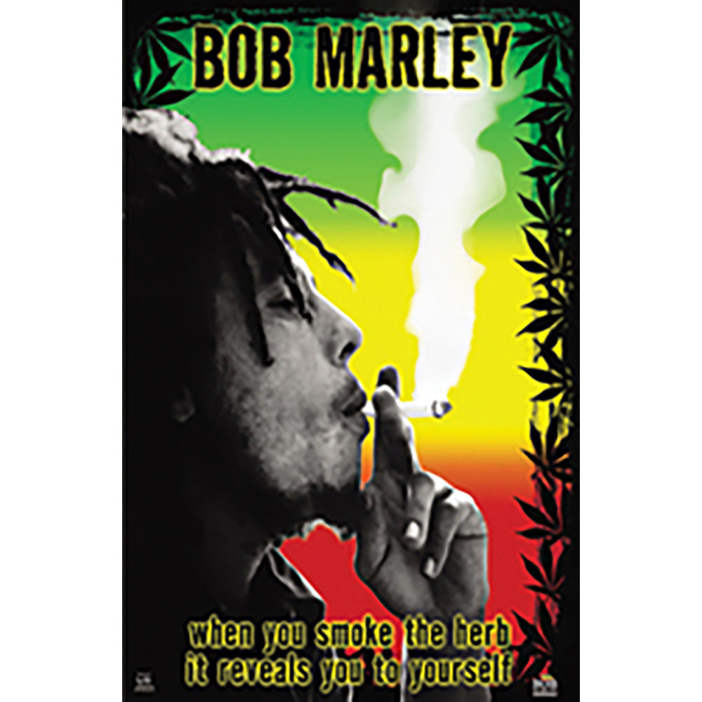 BOB MARLEY ボブマーリー (追悼 45周年 ) - Smoke the Herb / ポスター