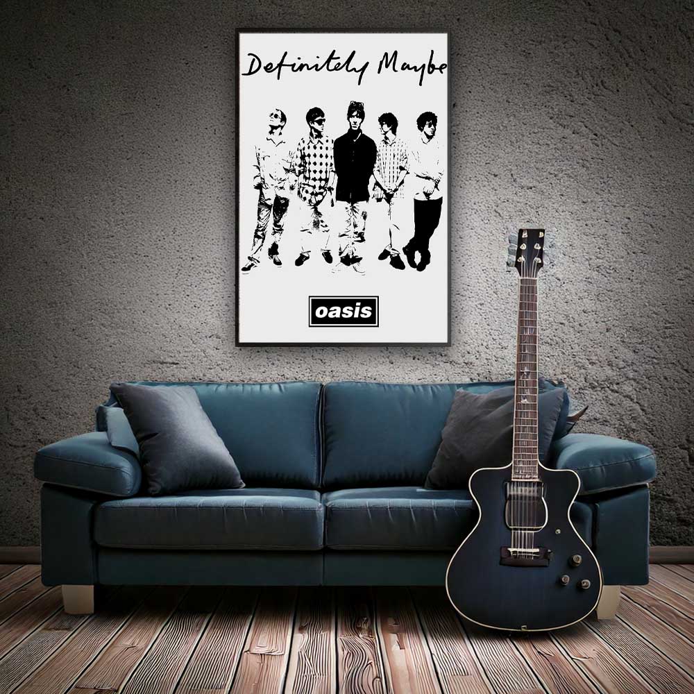 OASIS オアシス (結成 35周年 ) - DEFINITELY BAND / ポスター 【公式