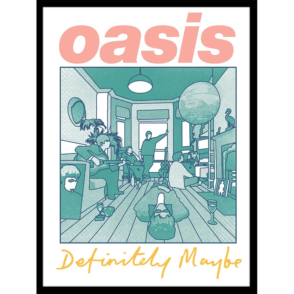 OASIS オアシス (結成 35周年 ) - Definitely Art COLLECTOR PRINT