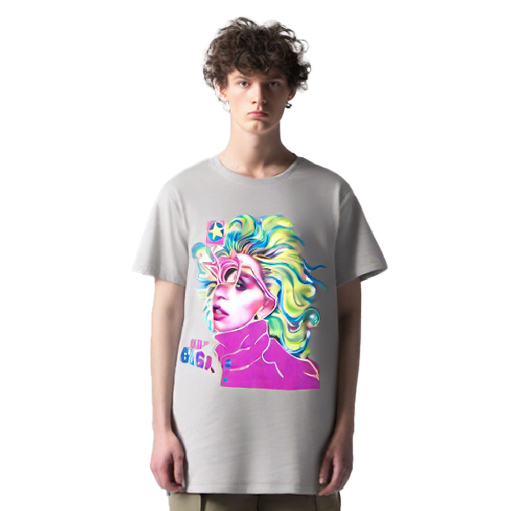 LADY GAGA レディーガガ - Colour Sketch / Tシャツ / メンズ 【公式