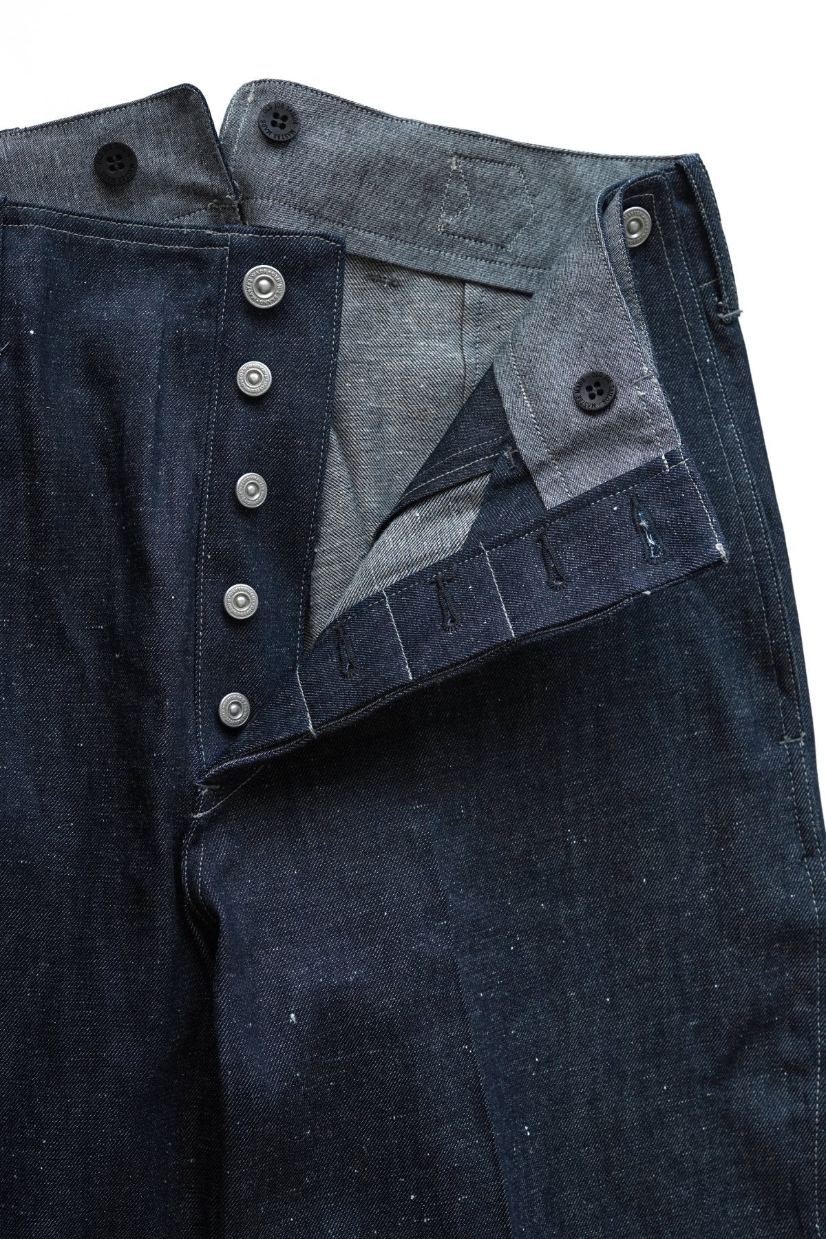 OLD JOE - BUCKLE BACK SAILOR TROUSER - INDIGO – PHAETON