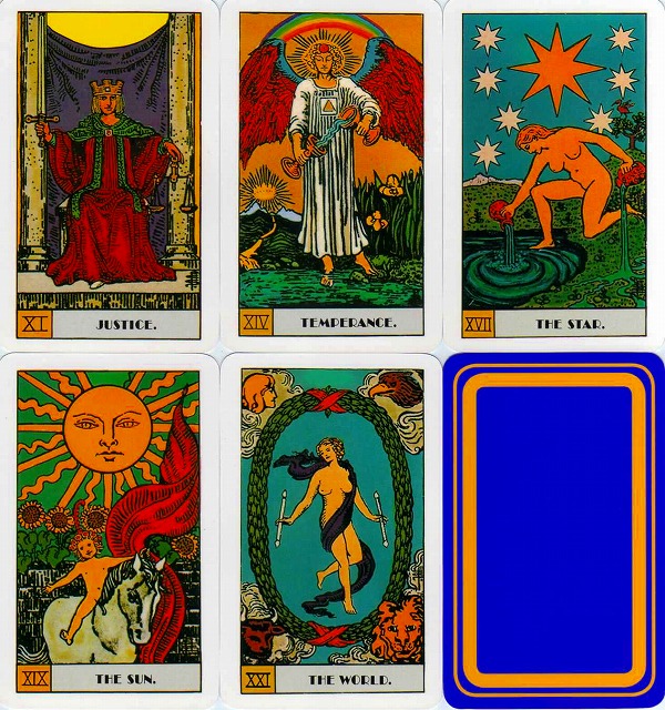 ニューカラーウェイトタロット（22枚）』【絶版品】 商品詳細