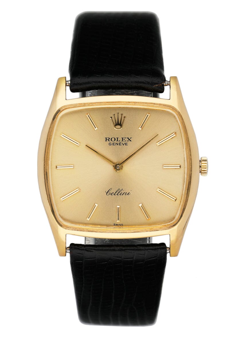 Rolex Cellini 3805 Champagne Dial 18K Yellow Gold Mens Watch – Phigora