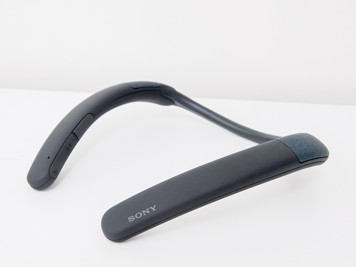 ソニー、約113gと軽量設計のネックスピーカー「SRS-NB10」。長時間利用