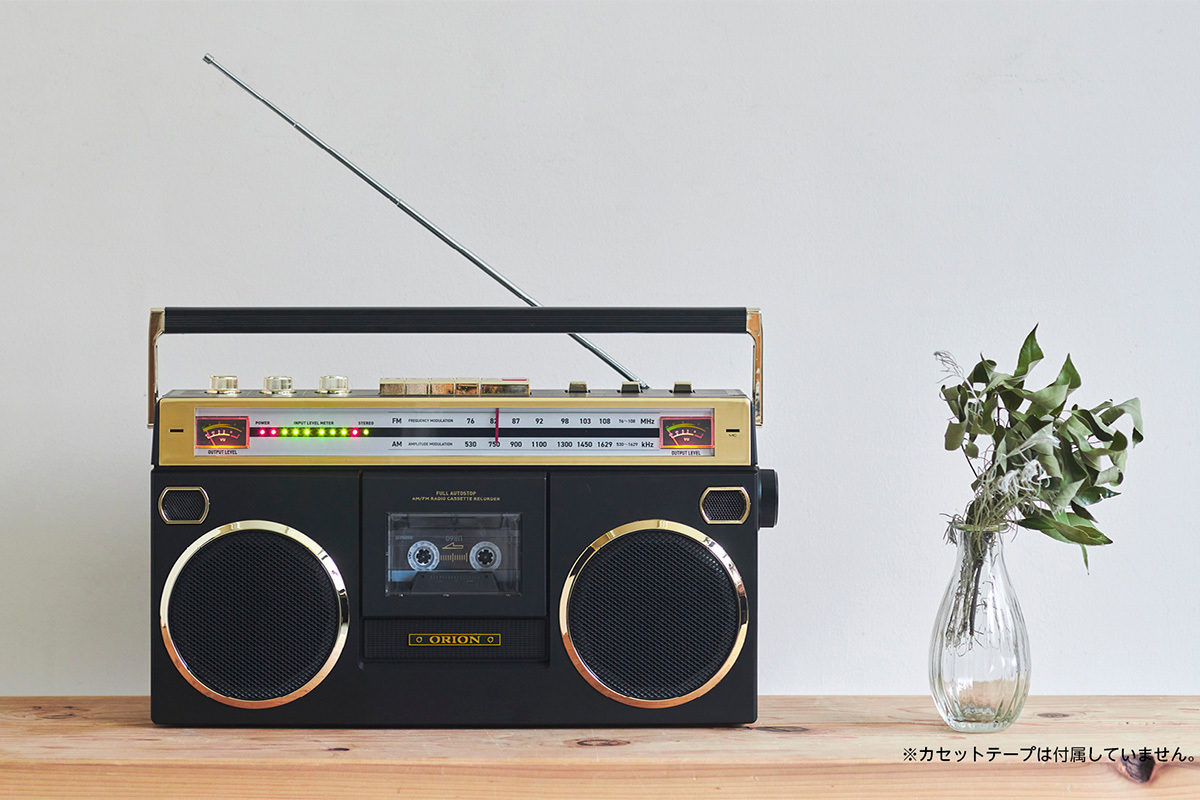 ORION、80年代デザインのBluetooth対応ラジカセ「SCR-B7」一般販売決定