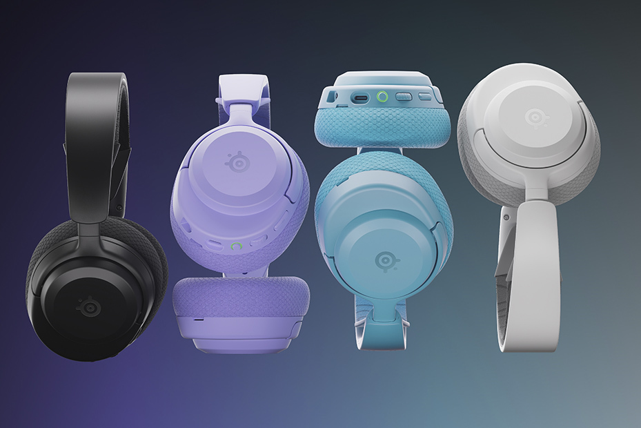 SteelSeries、カラフル&軽量260gのゲーミング向けワイヤレスヘッド