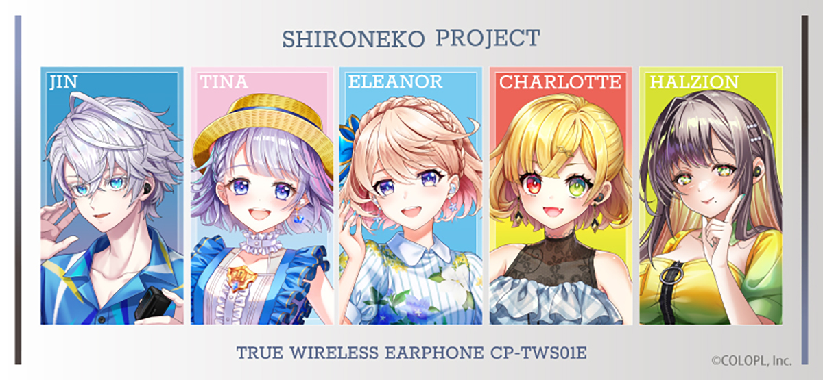 オンキヨー、『白猫プロジェクト NEW WORLD'S』コラボイヤホン。5