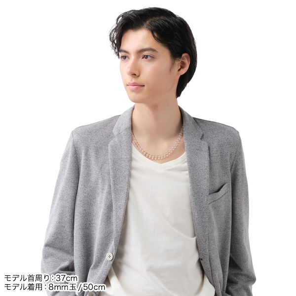 水晶ネックレス(5mm玉) 50cm | ファイテン公式通販サイト【ファイテン