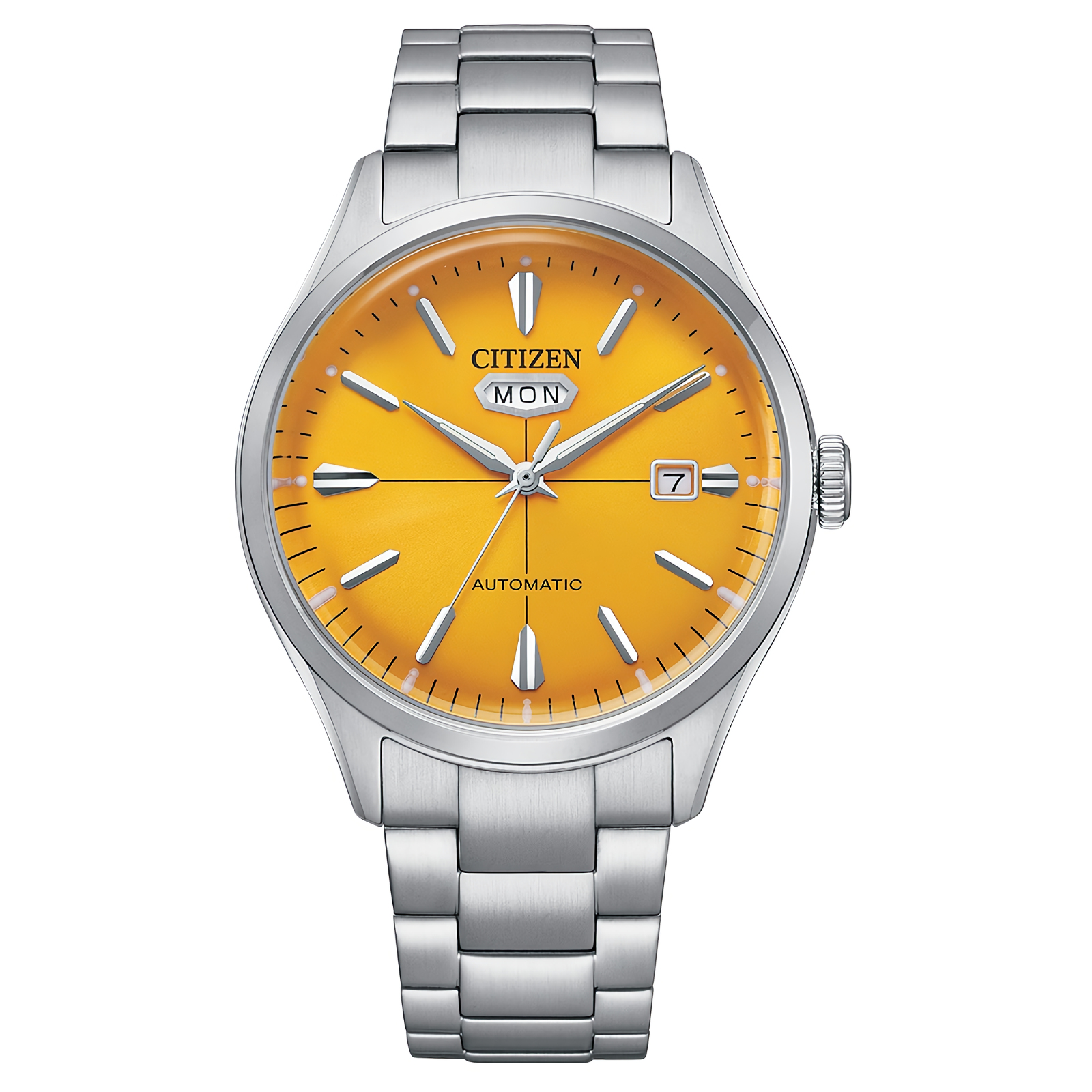 CITIZEN C7 NH8391-51Z Mechanical Automatic Yellow Dial Stainless