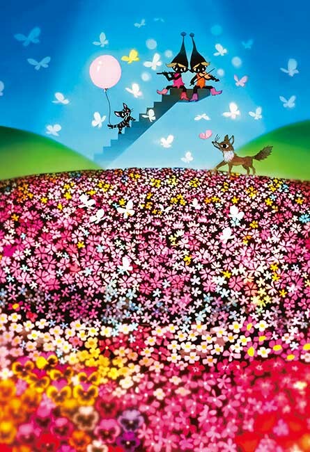 ジグソーパズル 花とこびと 藤城清治 300ピース - 管楽器雑貨専門店pitch