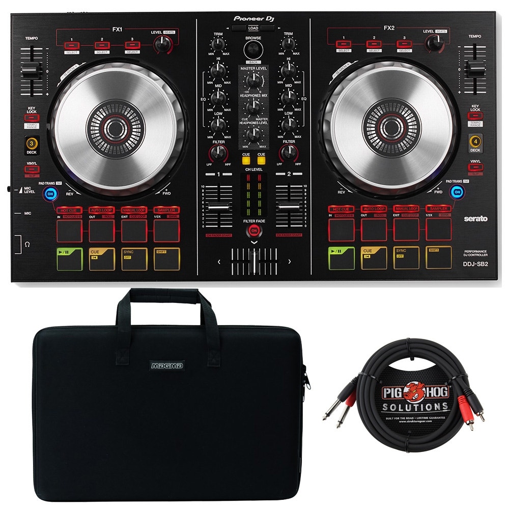 Pioneer SB2 Serato DJ Controller with Magma Bag & Cable