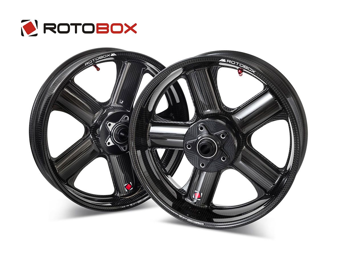 Rotobox Kawasaki ZX-14R Carbon Fiber Wheels (Front & Rear Set