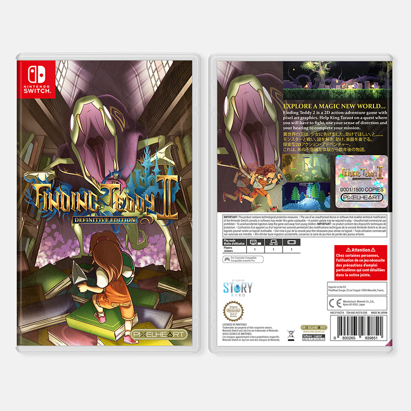 Finding Teddy II SWITCH [EUR] - Cover JPN - PixelHeart