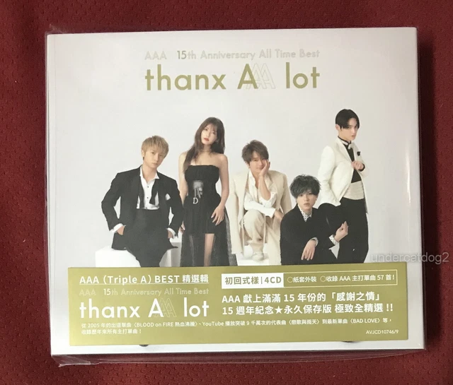 CD AAA 15TH Anniversary All Time Best -thanx AAA lot- Japan Music