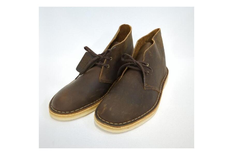 クラークス デザートブーツ メンズ レザー シューズ ビーズワックス