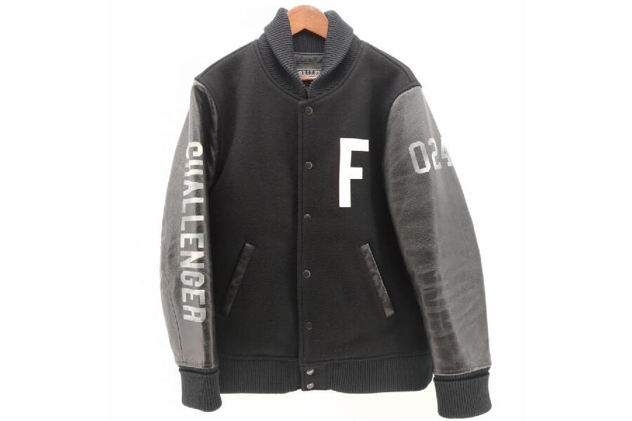 チャレンジャー スタジャン SIZE L ブラック レザー袖 CLG-JK 012-005