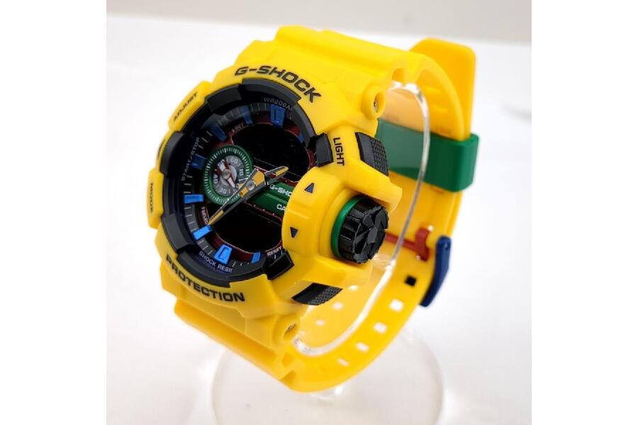 カシオ ジーショック GA-400-9AJF イエロー クォーツ 腕時計 アナデジ